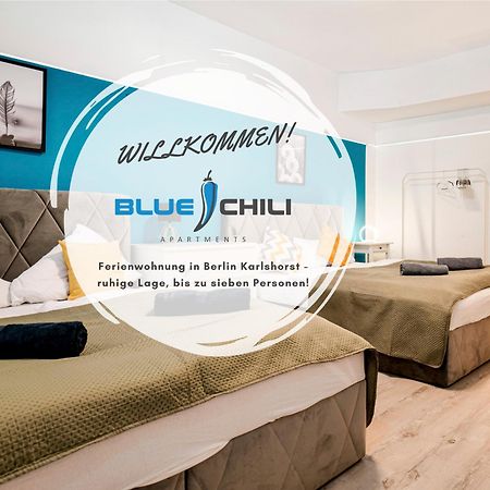 Blue Chili 31 - Stadtwohnung Fuer 7 - Modern Zentral Karlshorst Wlan Berlin Kültér fotó