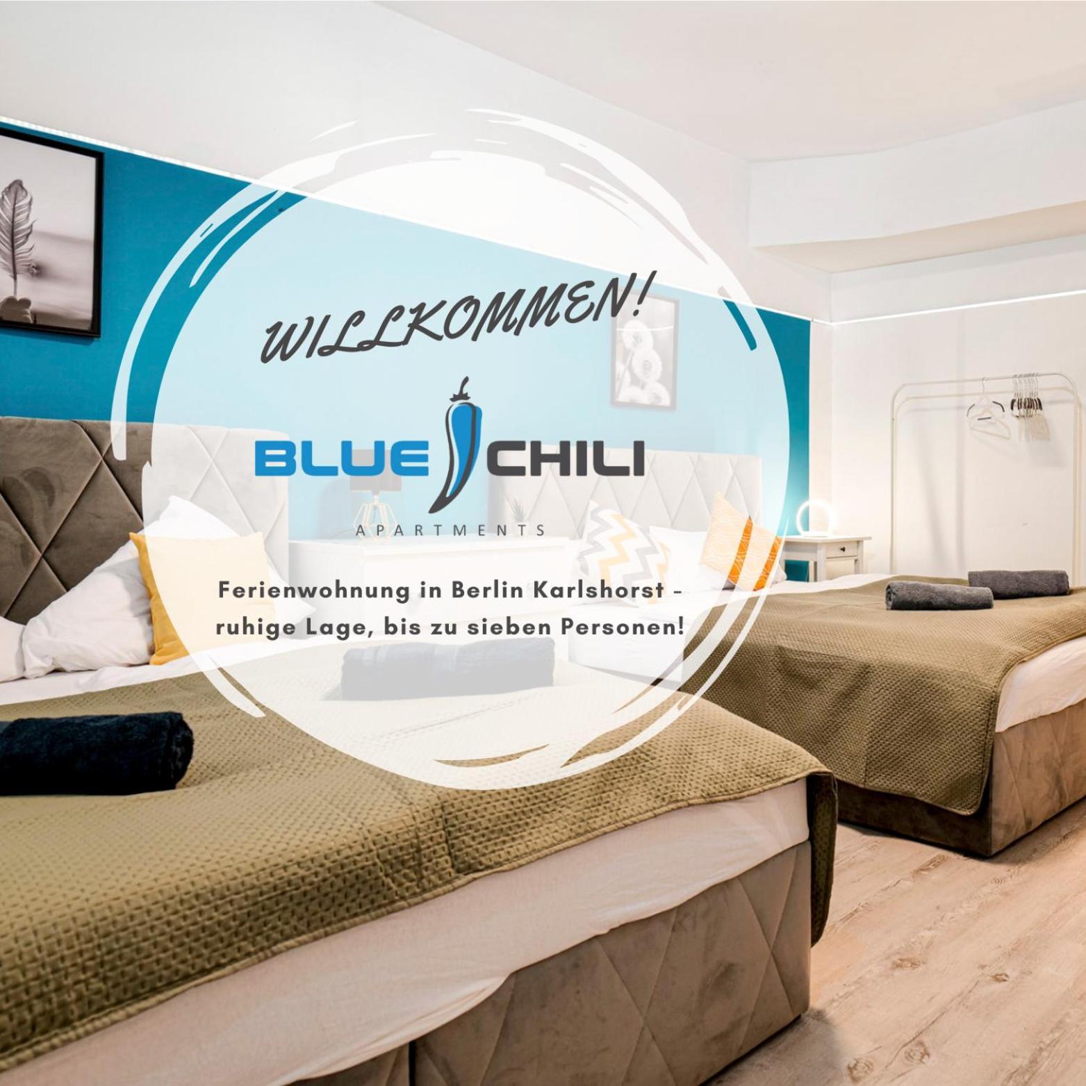 Blue Chili 31 - Stadtwohnung Fuer 7 - Modern Zentral Karlshorst Wlan Berlin Kültér fotó